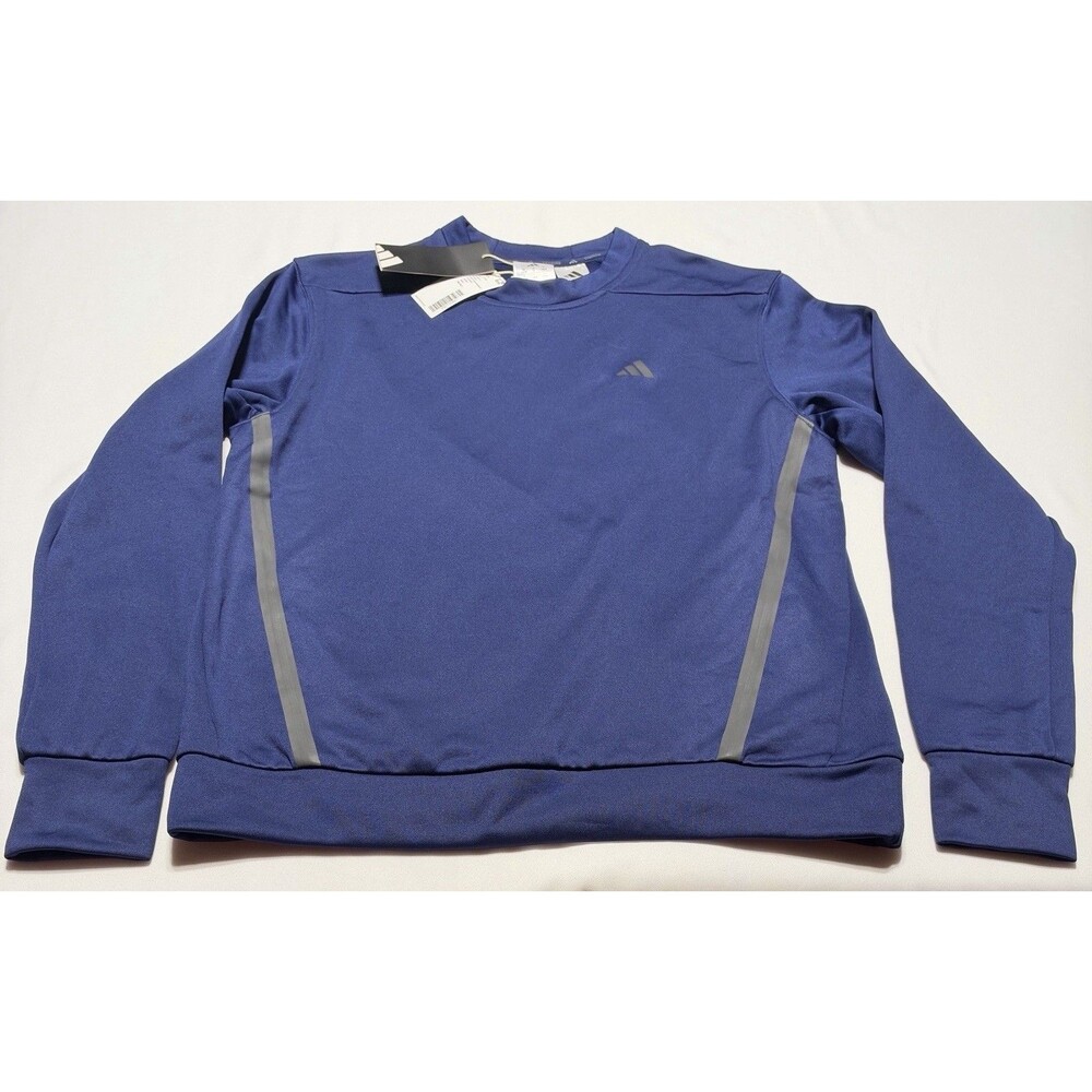 Adidas Sweatshirt Womens Small Sport Performance Training Pullover Sample NWT